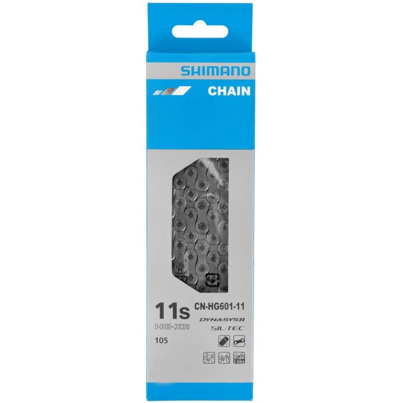 Shimano CHAINE 126 MAILLONS HG601 11-VITESSES 4 Shimano CHAINE 126 MAILLONS HG601 11-VITESSES – Image 2