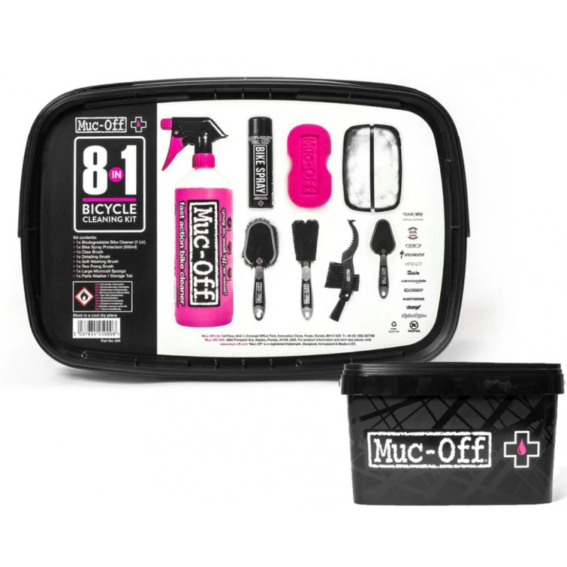 Muc-Off Kit De Nettoyage Pour Vélo 8 En 1 3 Muc-Off Kit De Nettoyage Pour Vélo 8 En 1