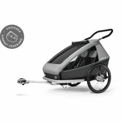 Croozer KEEKE 2 Stone Grey 17 Croozer KEEKE 2 Stone Grey -Tous les Vélos Soldes Boutique remorque croozer keeke 2 kid 5